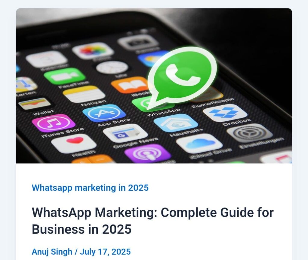 whatsapp marketing